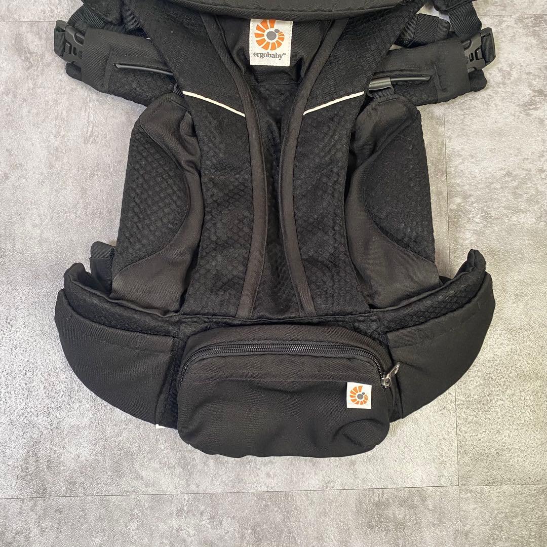 【美品】エルゴ ergo オムニブリーズ 抱っこ紐 黒 ブラック