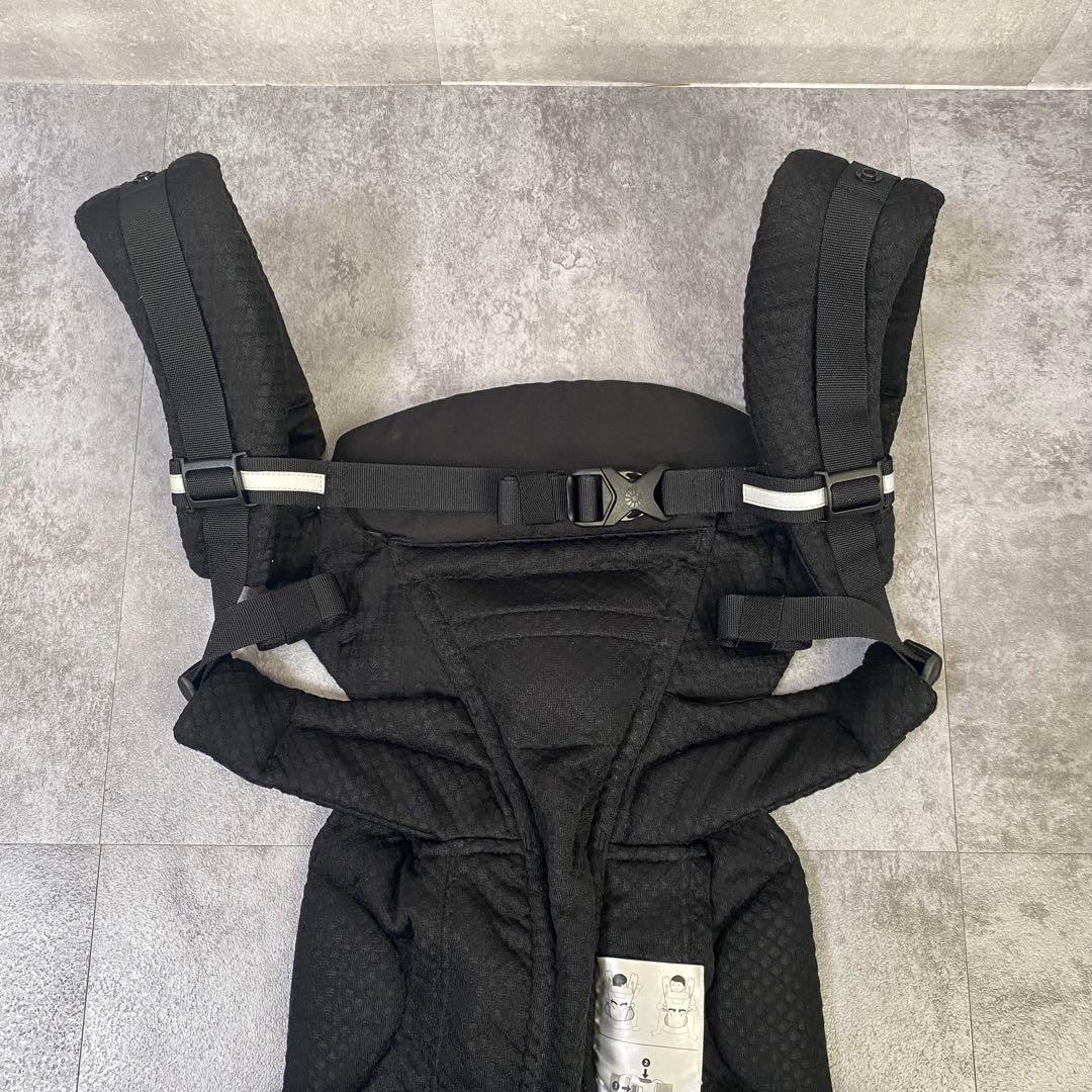【美品】エルゴ ergo オムニブリーズ 抱っこ紐 黒 ブラック