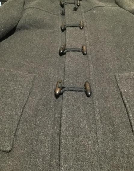 定価13万 M 使用1シーズン Papas パパス ダッフルコート　ウール　茶色