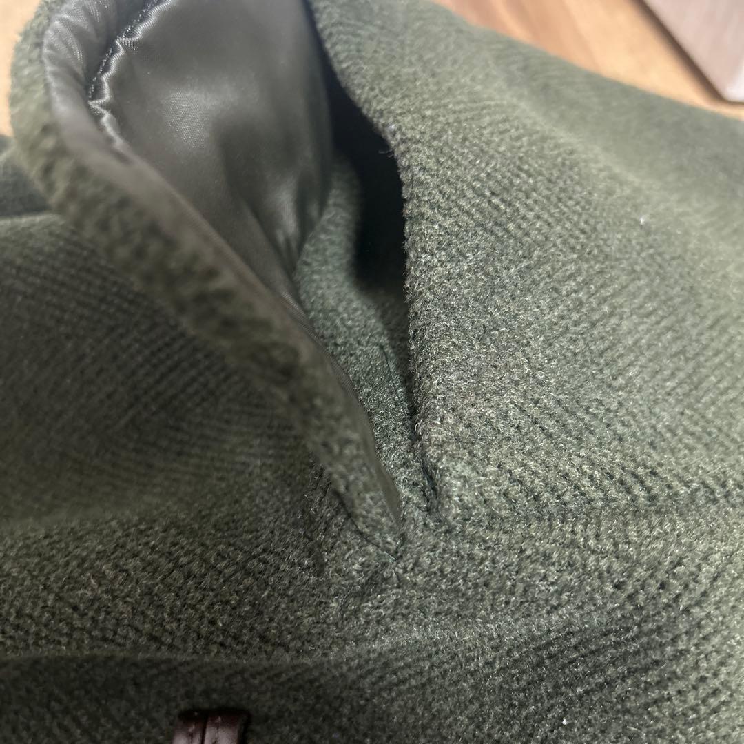 ニューヨーカー　グリーン ダッフルコート ムーアブルック