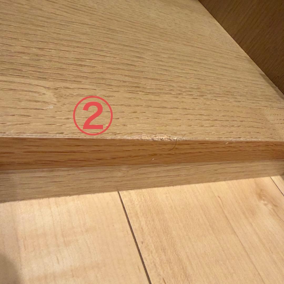 ※値下げ【美品】カップボード1050mmナチュラル北欧風　送料込み