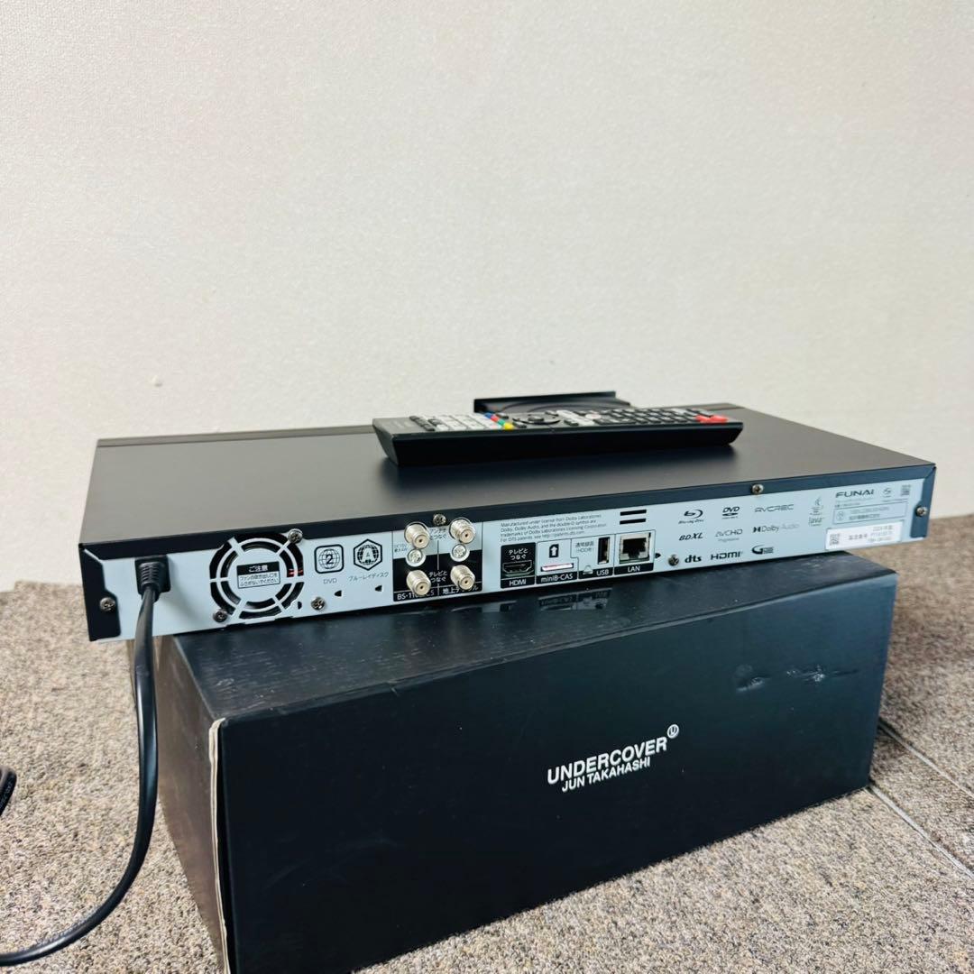 A14最新モデル極美品✨フナイ ブルーレイレコーダー 1TB 2チューナー搭載！