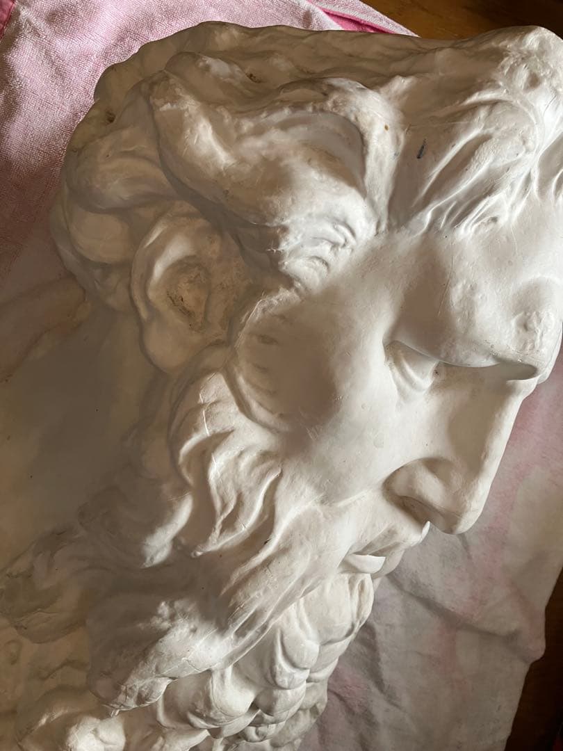 石膏像　モーゼ大顔面　基礎デッサン美大受験