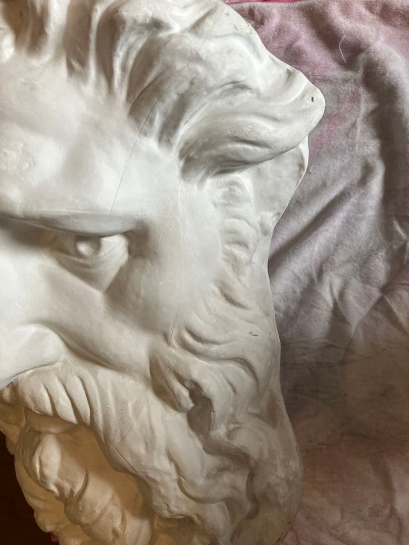 石膏像　モーゼ大顔面　基礎デッサン美大受験