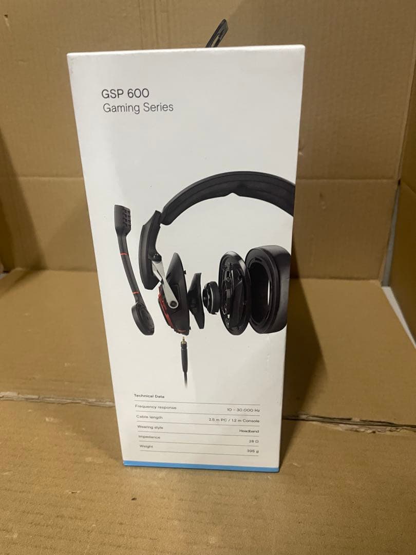 EPOS GSP600 ゲーミングヘッドセット有線 密閉型 ブラック/レッド