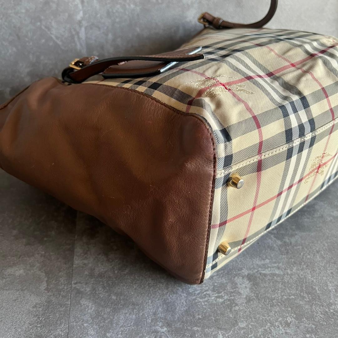 ⭐️BURBERRY⭐️バーバリー トートバッグ ノバチェック シャドーホース