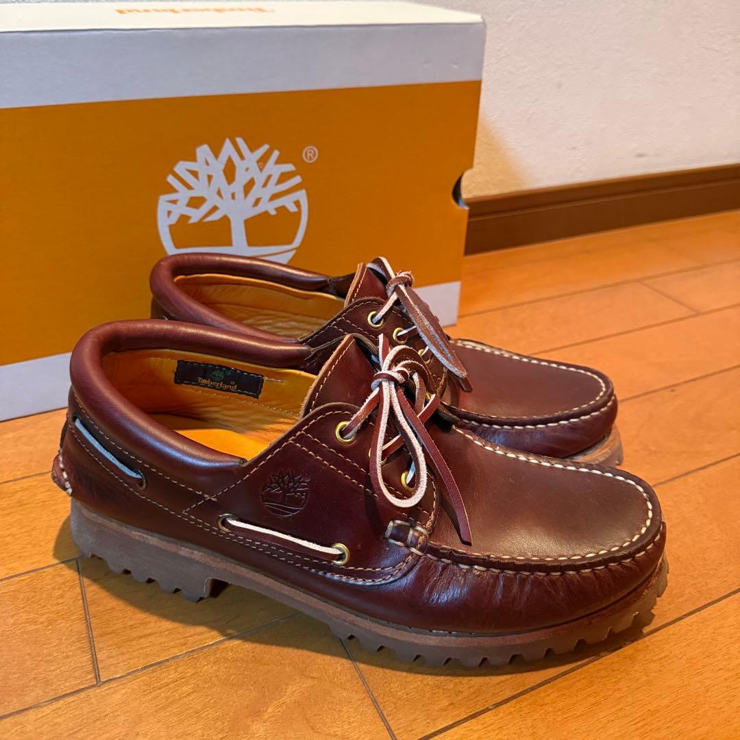 【ジリアン】Timberland 3 eye Burgundy 25cm