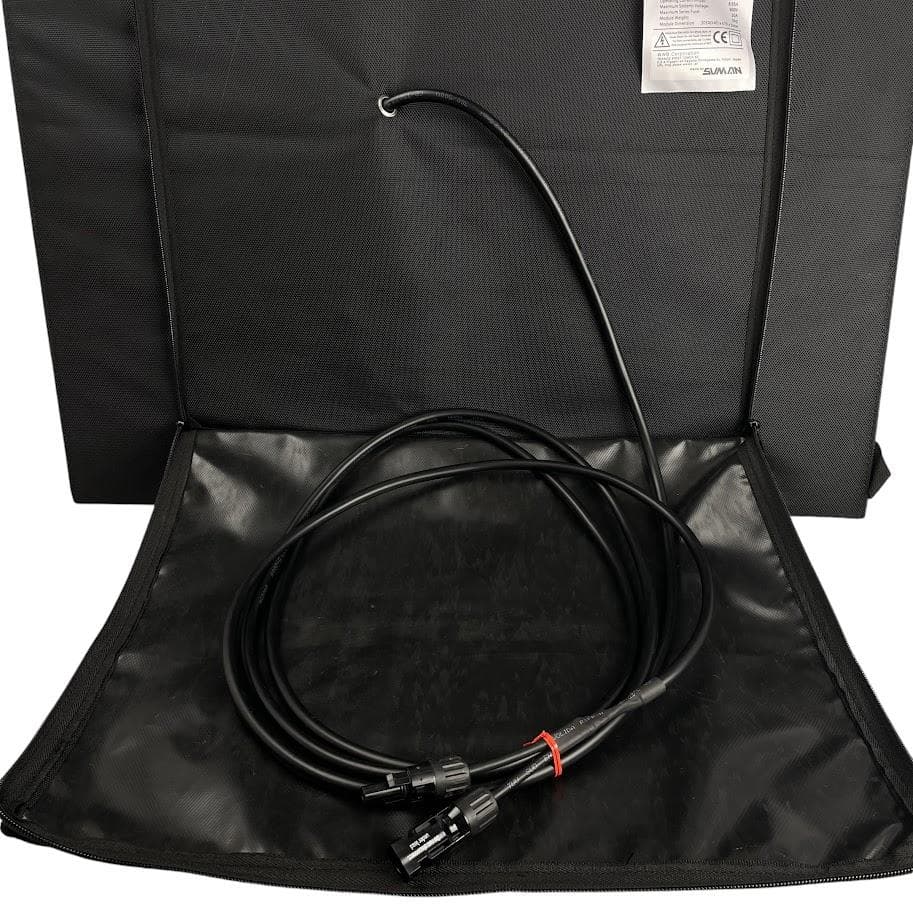 未使用●Maxar(マクサ)● ポータブル電源 楽でんくん&太陽光パネルセット