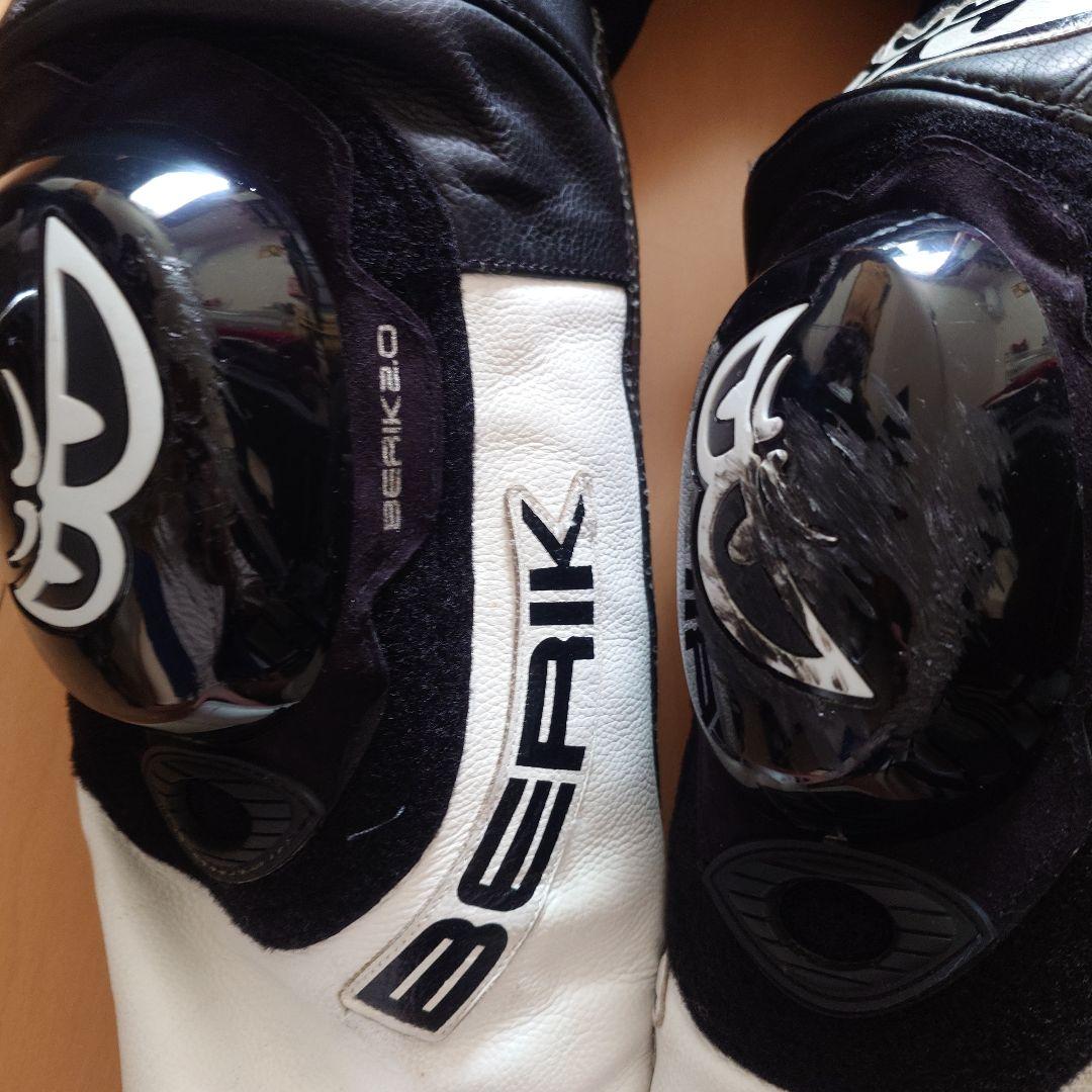 BERIK 革ツナギセット　サイズ48ブーツ41