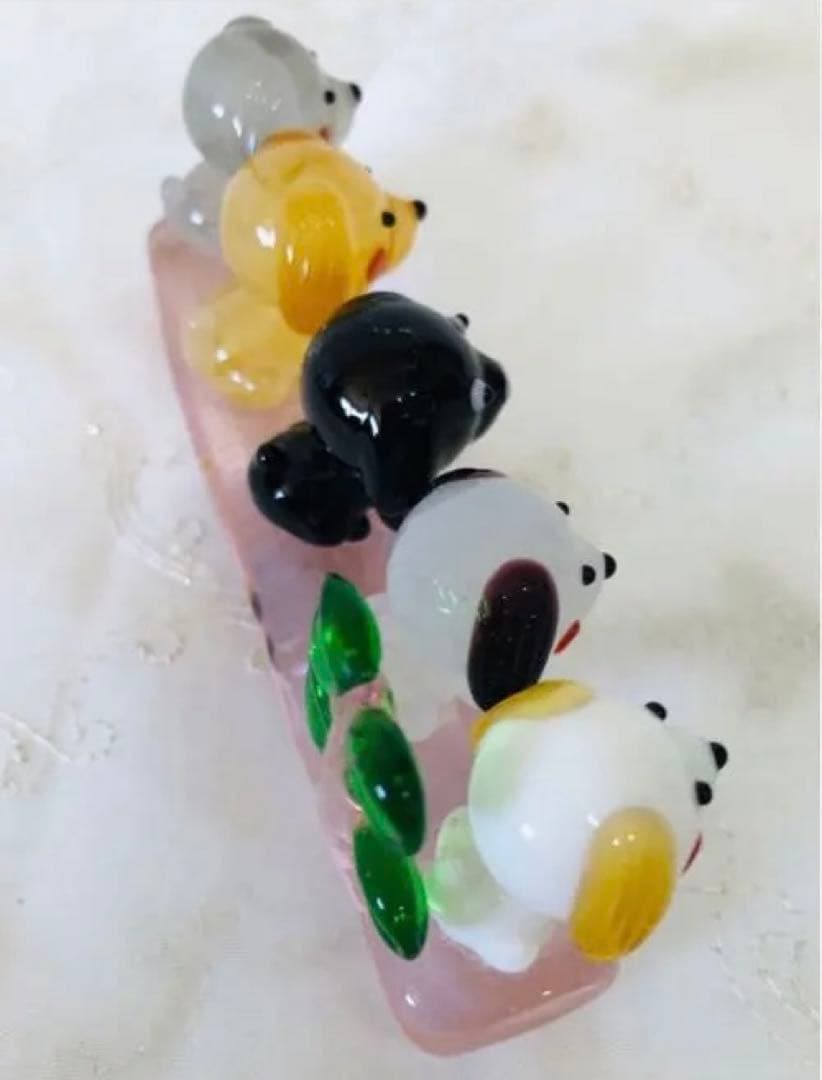 ガラス細工　ミニチュア ずぼらびっと ぶたさん　レアあり 大量 セット