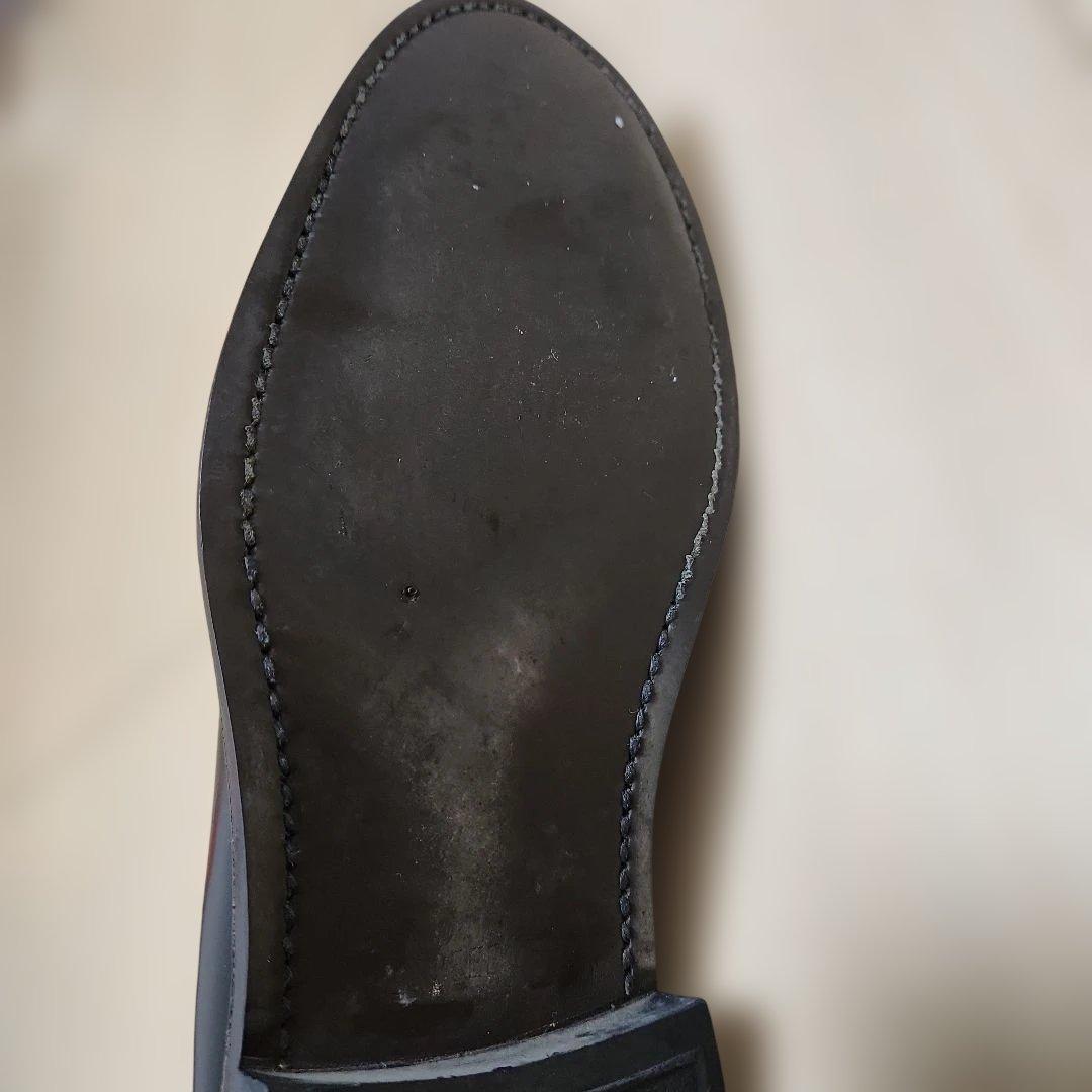 リーガル REGAL タッセルローファー Uチップ ブラック J641 25cm