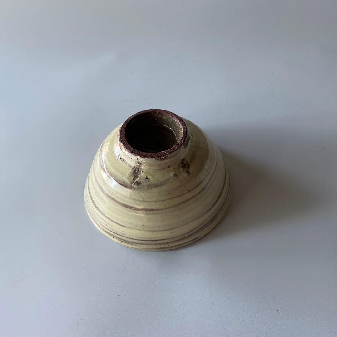 舩木道忠 刷毛目茶碗 共箱付