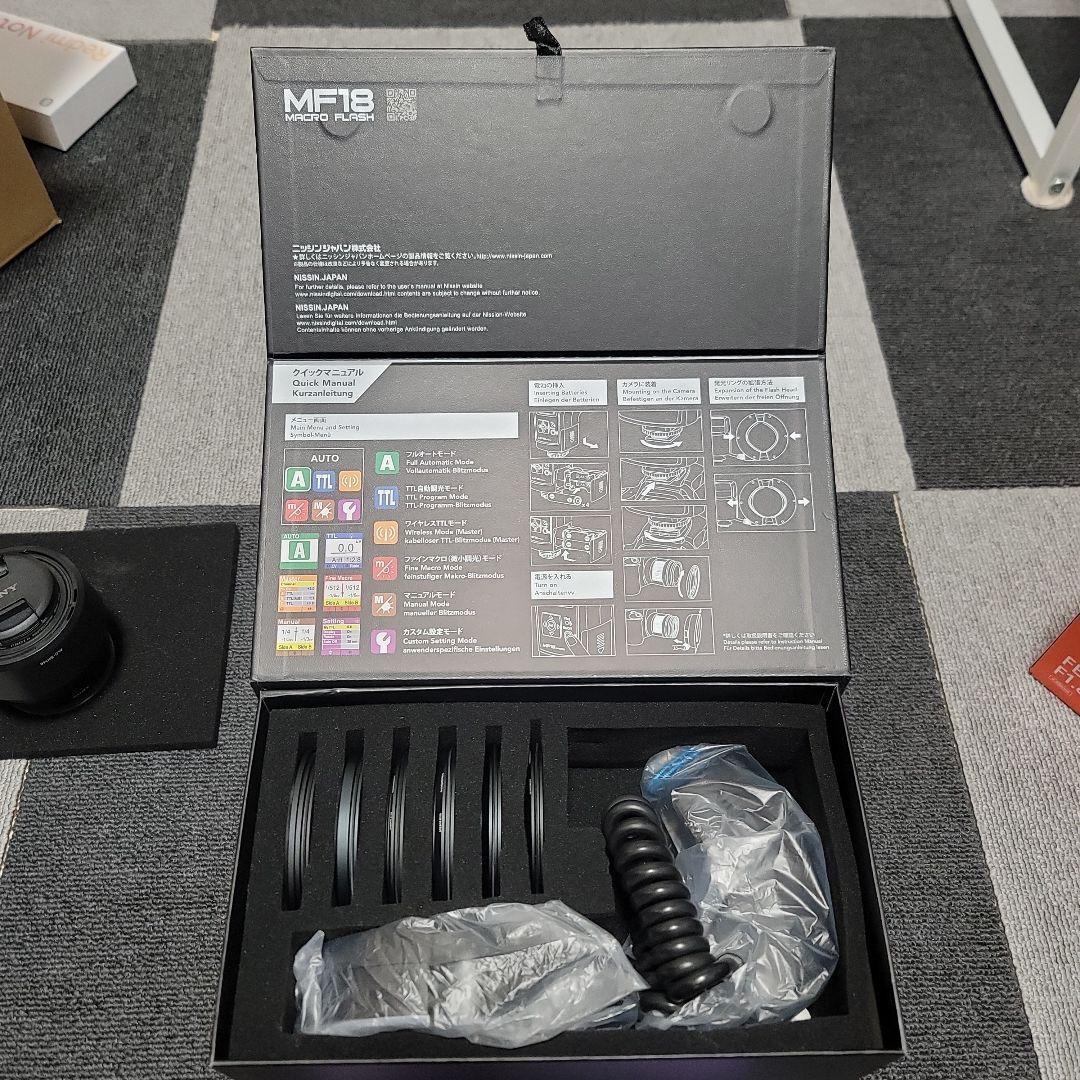 ニッシンデジタル MF18 ソニーEマウント用 リングフラッシュ