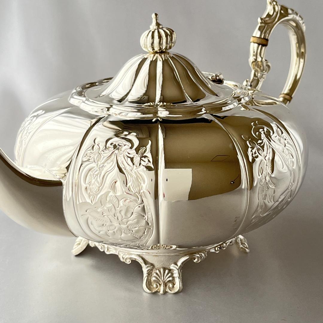 【Cavalier】パンプキンフォルムのティーポット / コーヒーポット