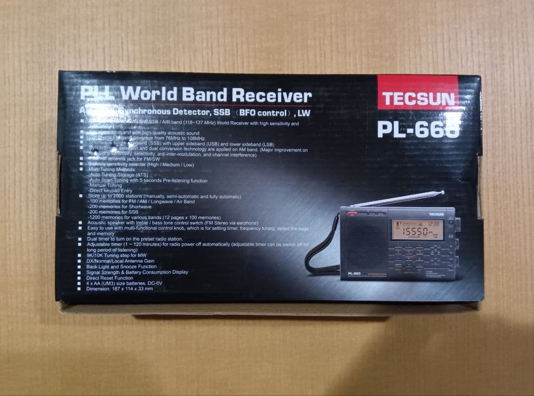 TECSUN PL-660 高性能BCLラジオ（ ループアンテナおまけ）
