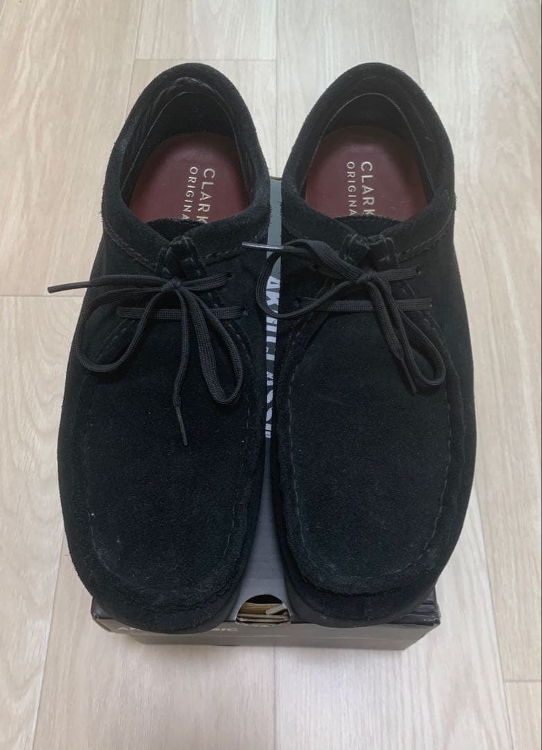 靴 Clarks wallabee GORE-TEX Black