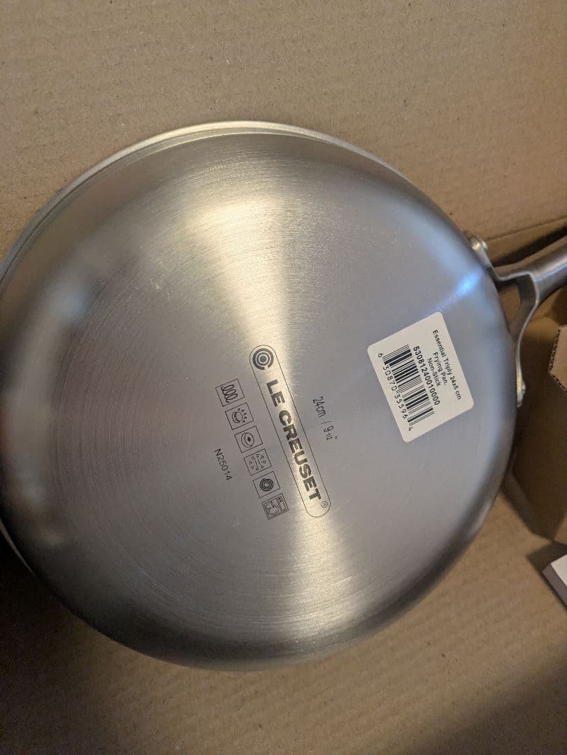 新品　LE CREUSET ステンレス フライパン 24cm　ルクルーゼ