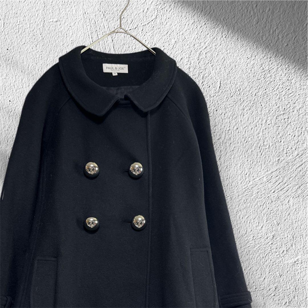 PAUL & JOE/ポール&ジョー　ピーコート　ブラック　36