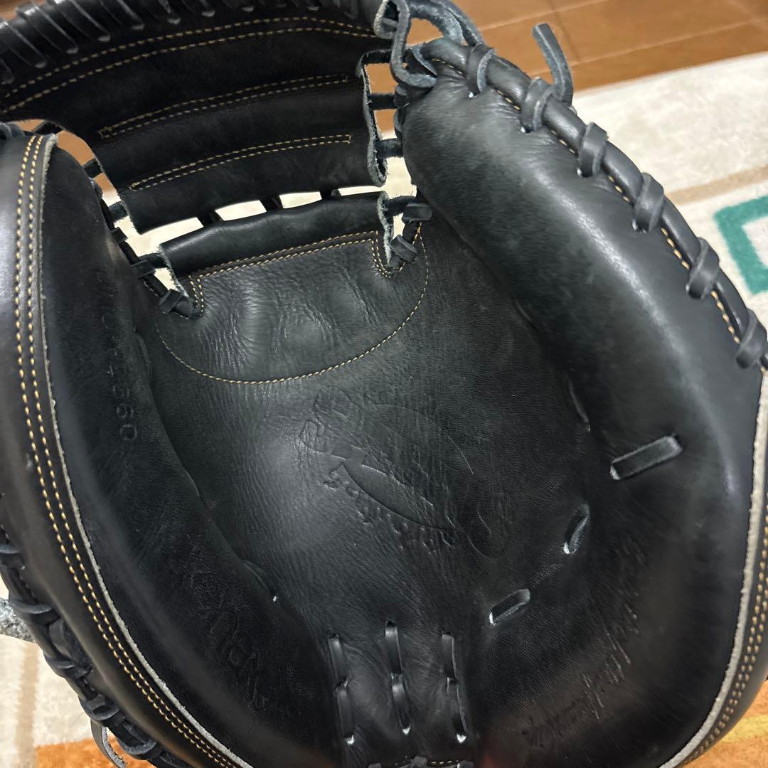 ザナックス ブラック 軟式キャッチャーミット