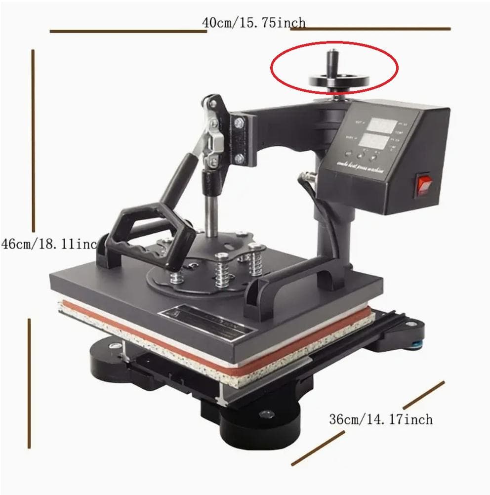 新品未使用☆熱転写ヒートプレス機 23cm×30cm　昇華DTF転写