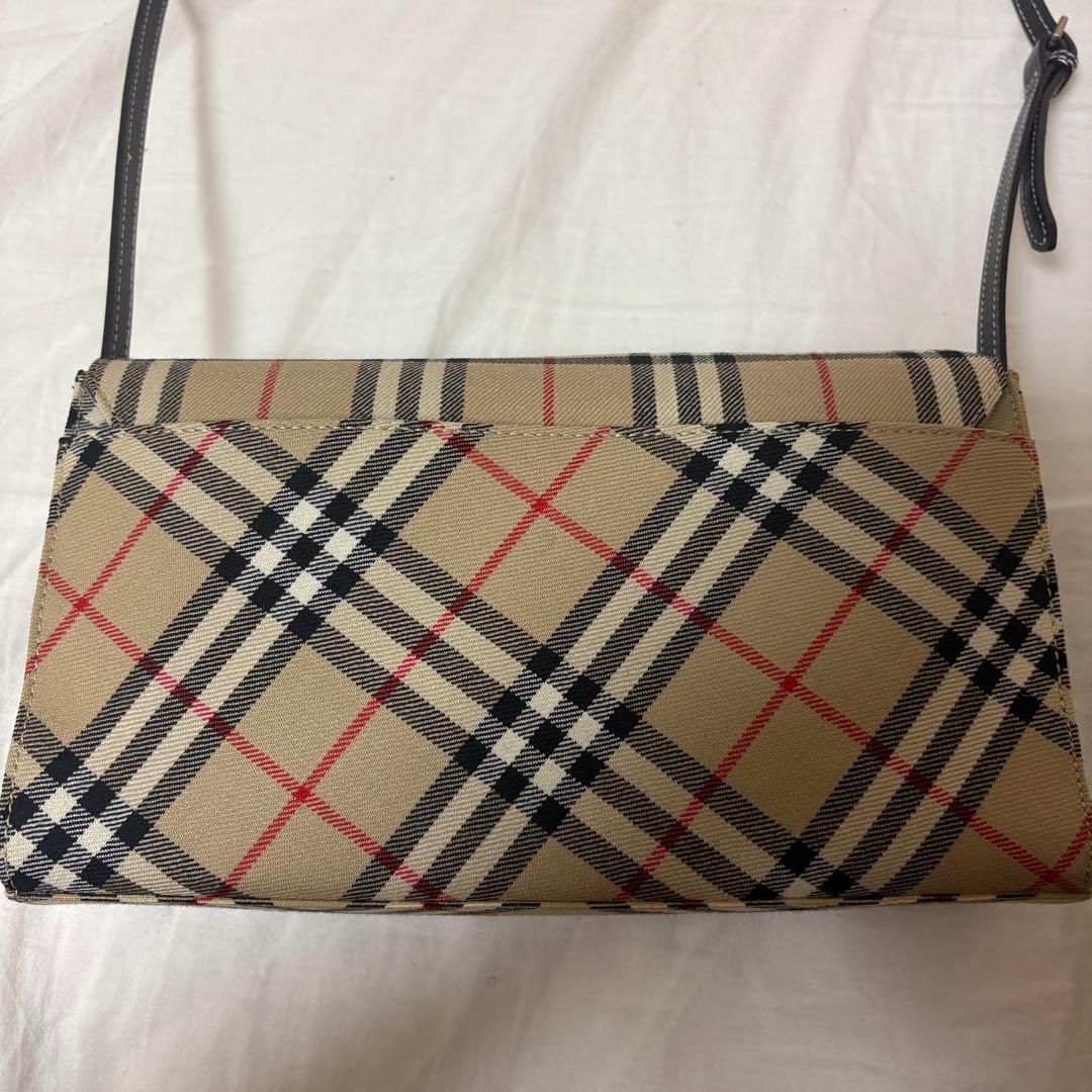 バーバリー　BURBERRY ノバチェック　フリンジ　ショルダーバッグ