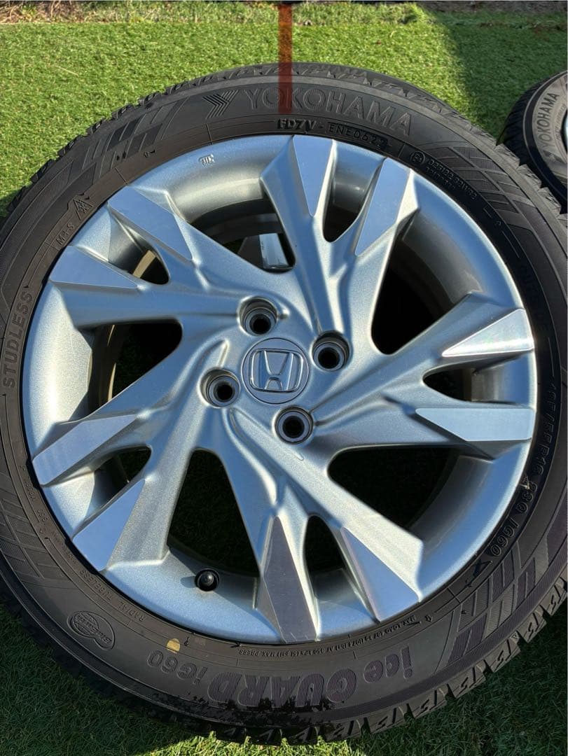 ★ホンダシャトル純正ホイール4本セット ★スタッドレス ★バリ溝　★送料込み