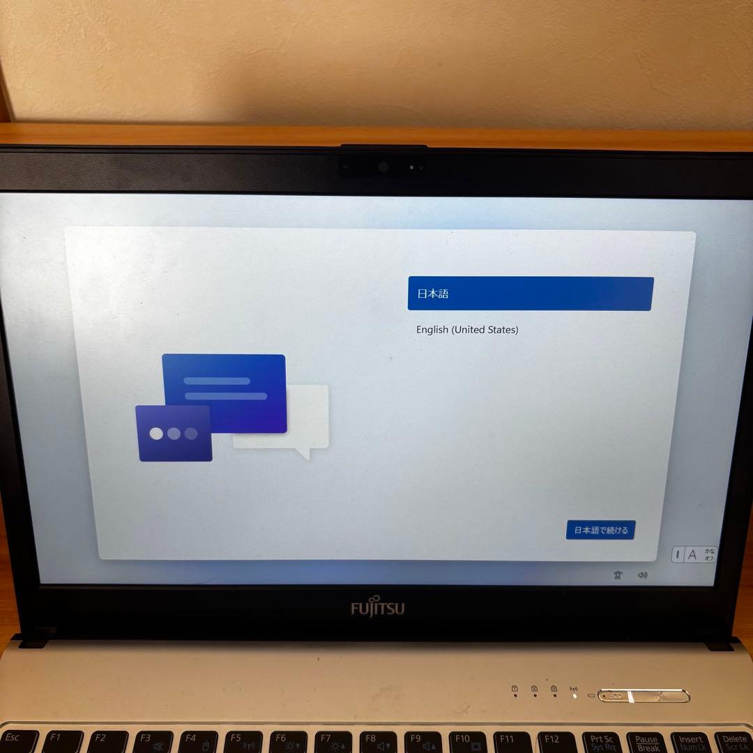 【FUJITSU】ノートPC i5搭載 メモリ8GBSSD256GB／Win11