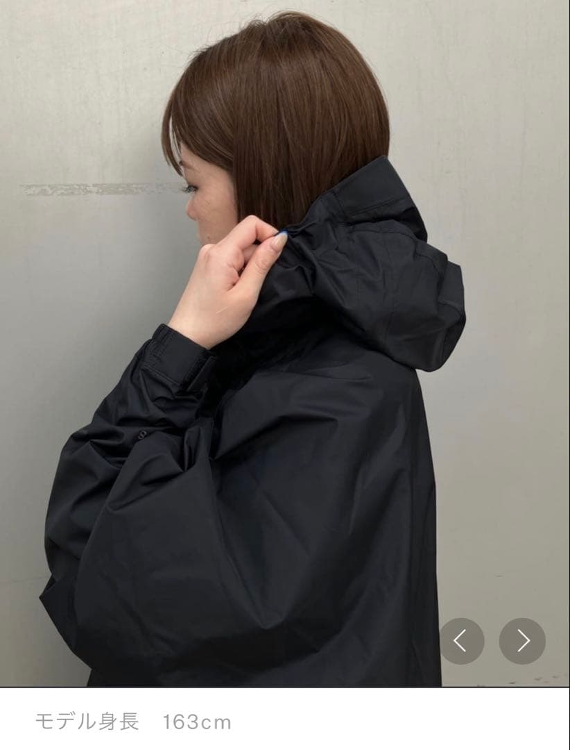 THENORTHFACE ウーロスフィールドユーティリティポンチョ 黒 雨具