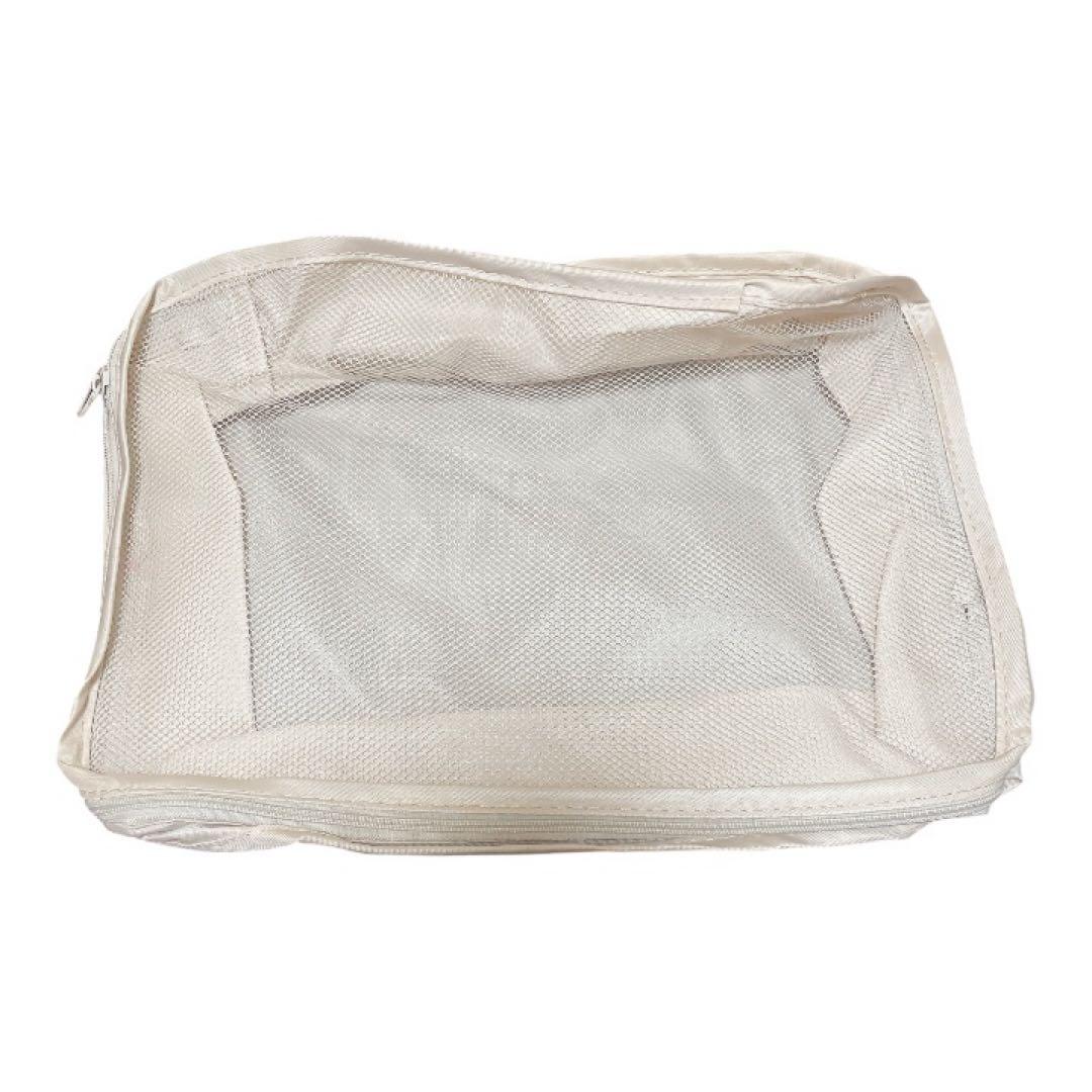 トラベルポーチ 9点セット　ベージュ　衣類　収納　パッキング　大容量