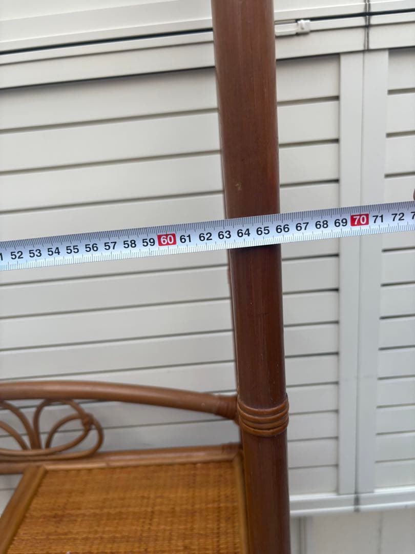 籠製　ラタン　チェスト　ハンガーラック