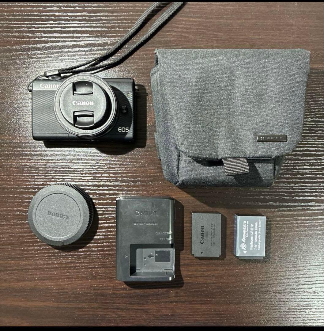 Canon EOS M100ミラーレスカメラ 22mmレンズ付き