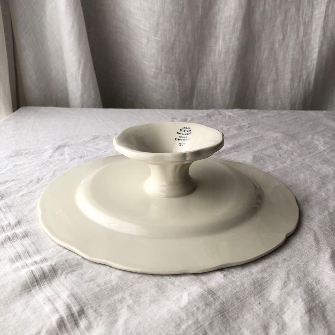 美しくも可愛いコンポティエ　クレイユモントロー　フランスアンティーク