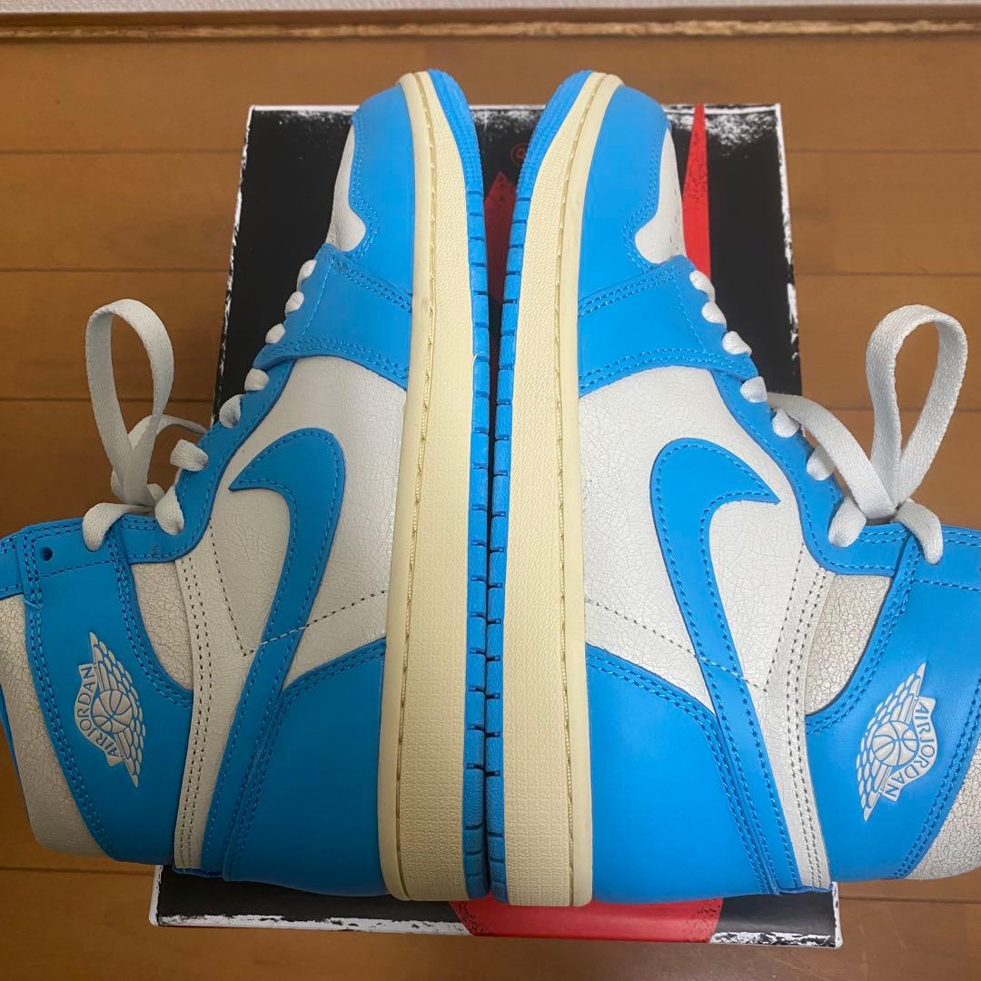 ナイキAIRJORDAN1レトロハイOG UNCReimagined26cm美品