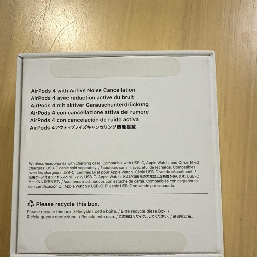 K*N様 AirPods 4 アクティブノイズキャンセリング