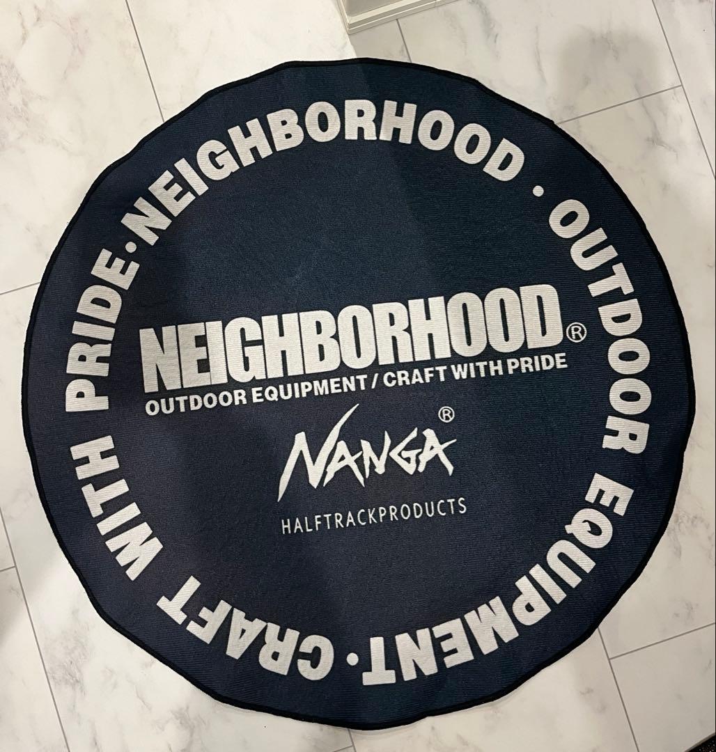 【美品】neighborhood ラグ ネイバーフッド　ナンガ　コラボ