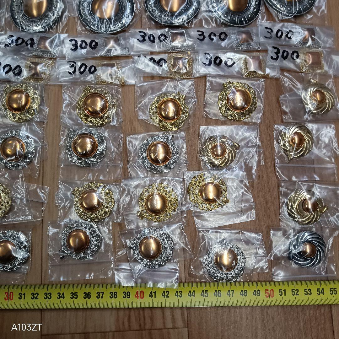 未使用 七宝焼 材料 ブローチ ペダントトップ 420個 まとめて