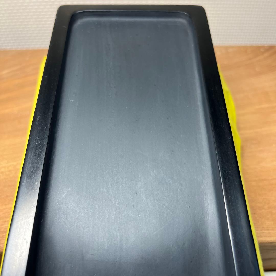 ⭕️雄勝硯　伝統工芸士　杉山唐龍斎　1.5kg超　22cm超　海が27mm