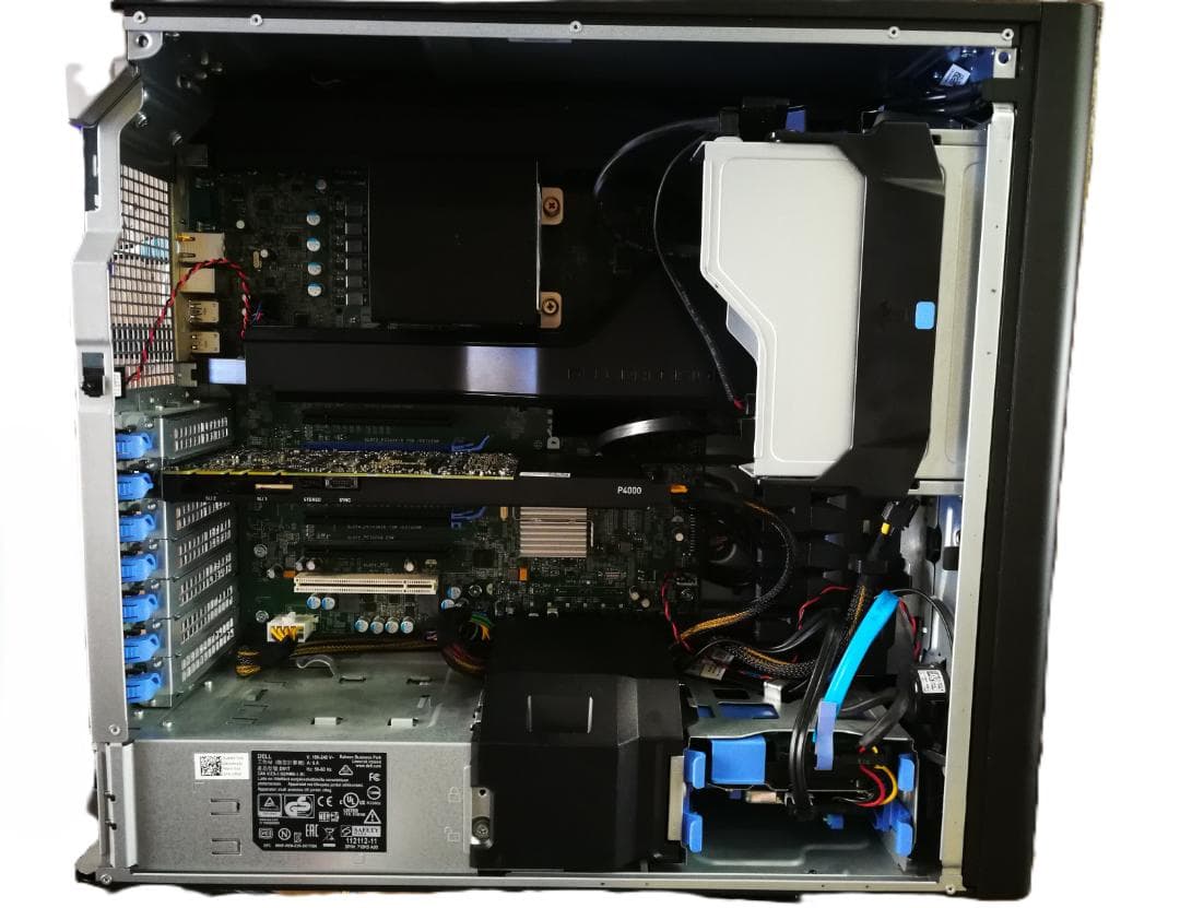 ワークステーション Dell 5810 E5-2699v3 64GB 1TB 8TB P4000