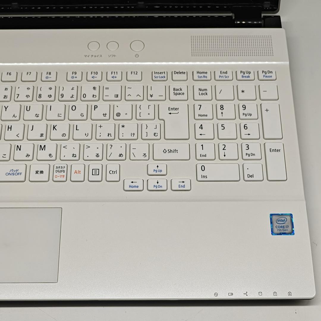 【NEC】NS700 高性能i7 SSD256GB 8GB ホワイトノートPC