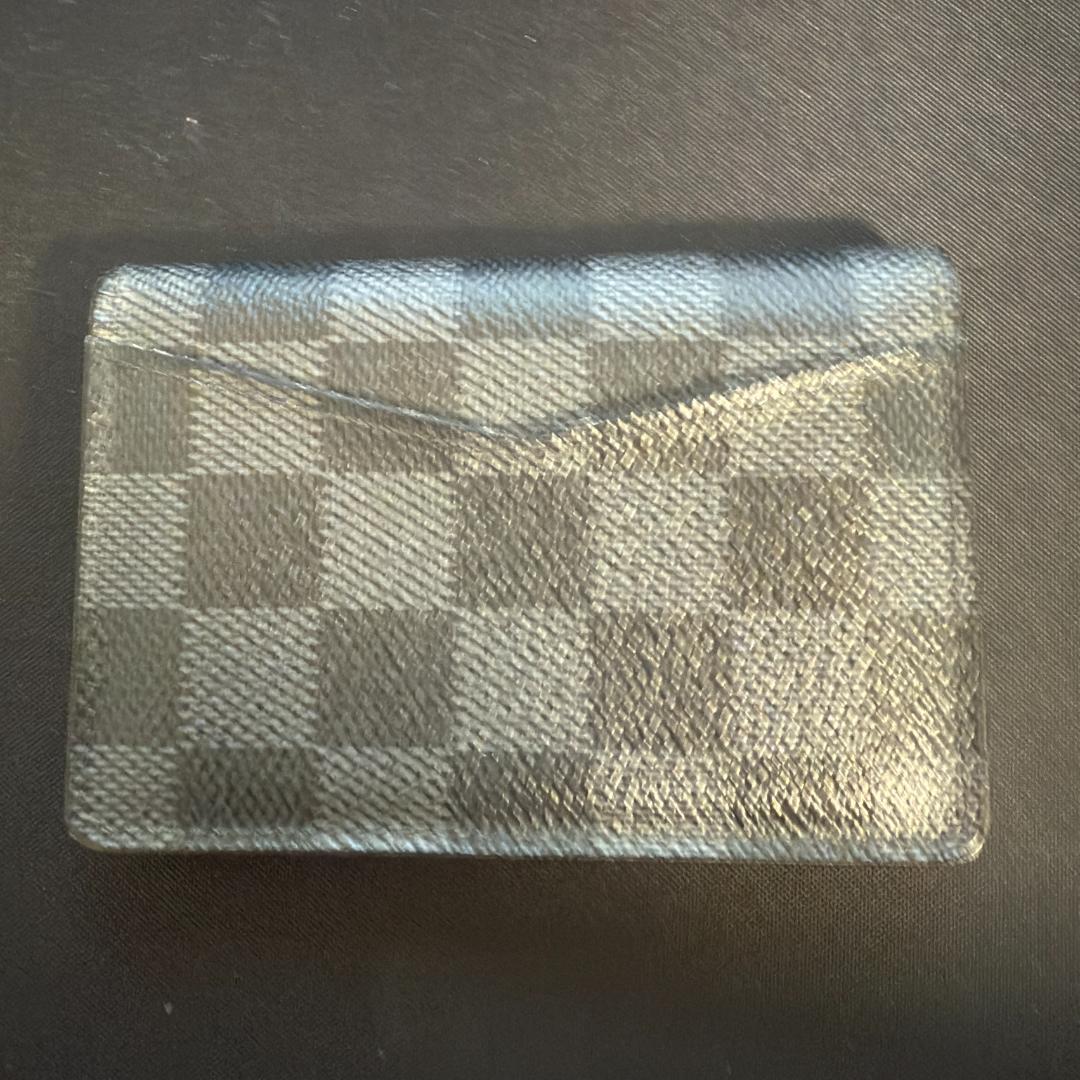 【即納美品】Louis Vuitton ダミエグラフィット 名刺入れ