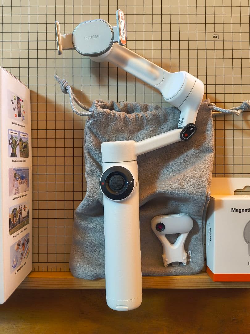 Insta360 Flow 2 Plus AIトラッカー　磁気マウントおまけ色々