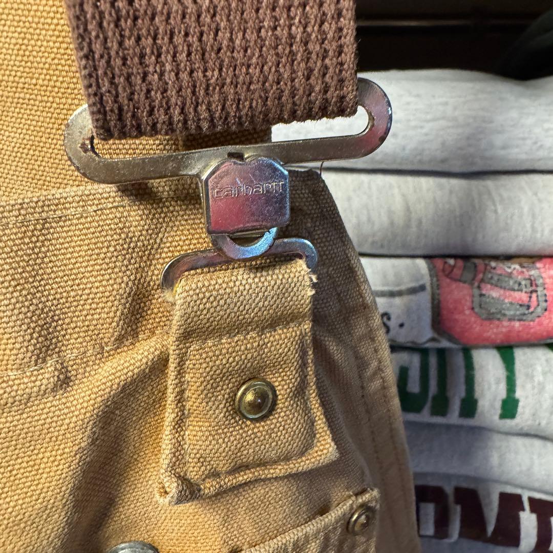 ボロ USA製 90s carhartt カーハート オーバーオール ダブルニー