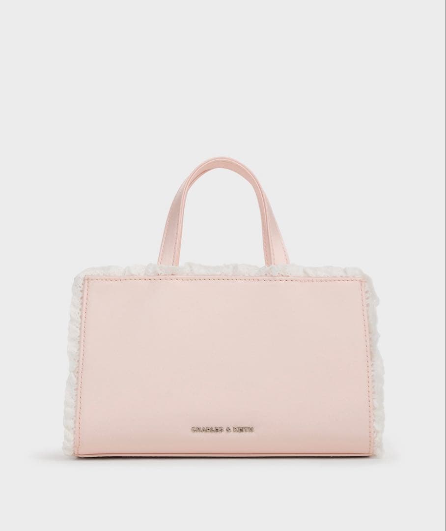 CHARLES & KEITH Raina レイナ レーストリム トートバッグ