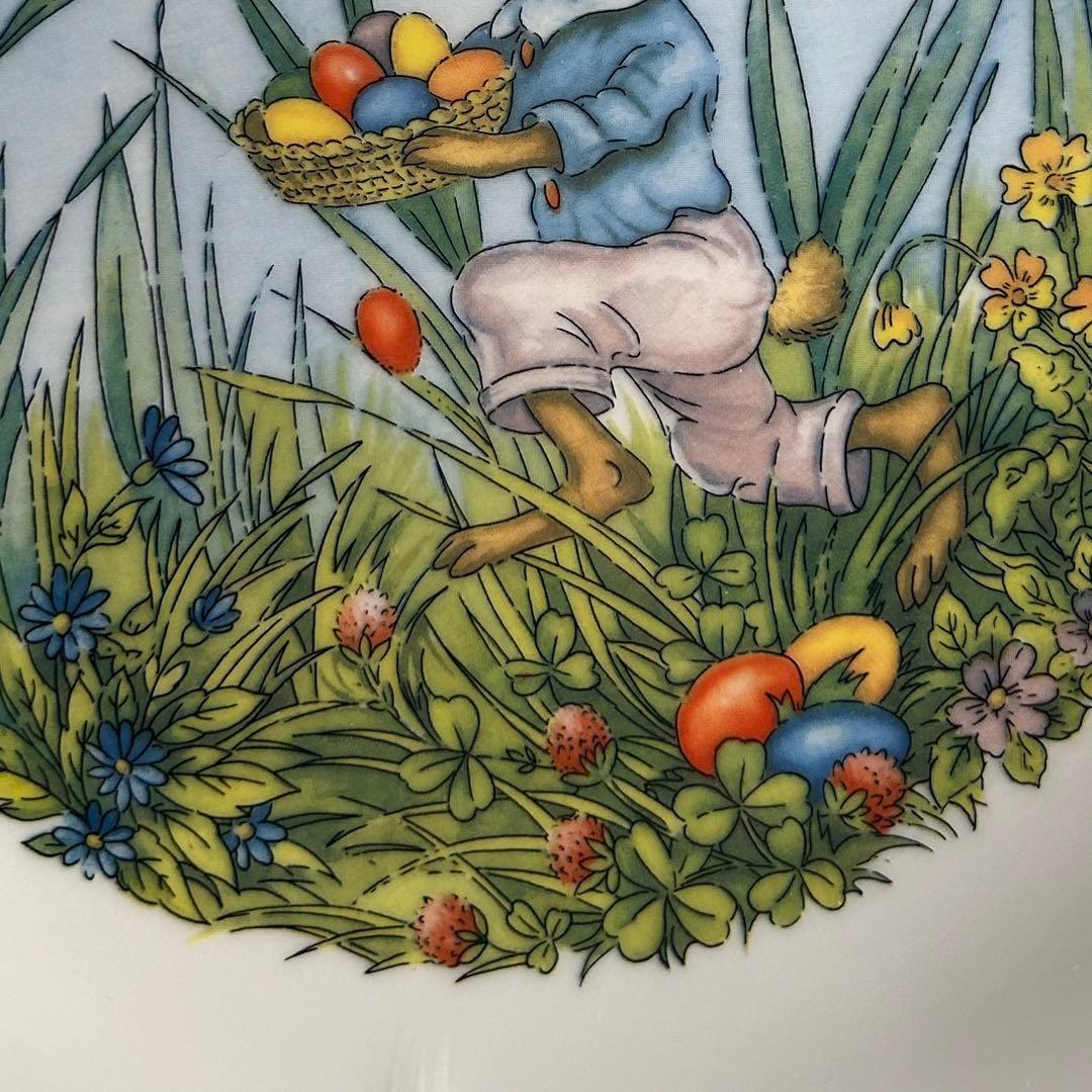 HUTSCHENREUTHER ドイツが彩るイースターバニーと花の祝福プレート