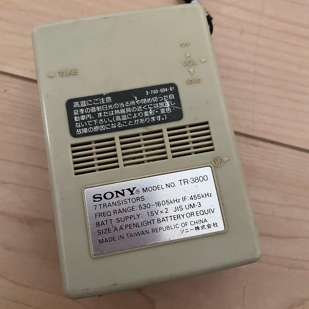 SONY TR-3800 ラジオ ソニー