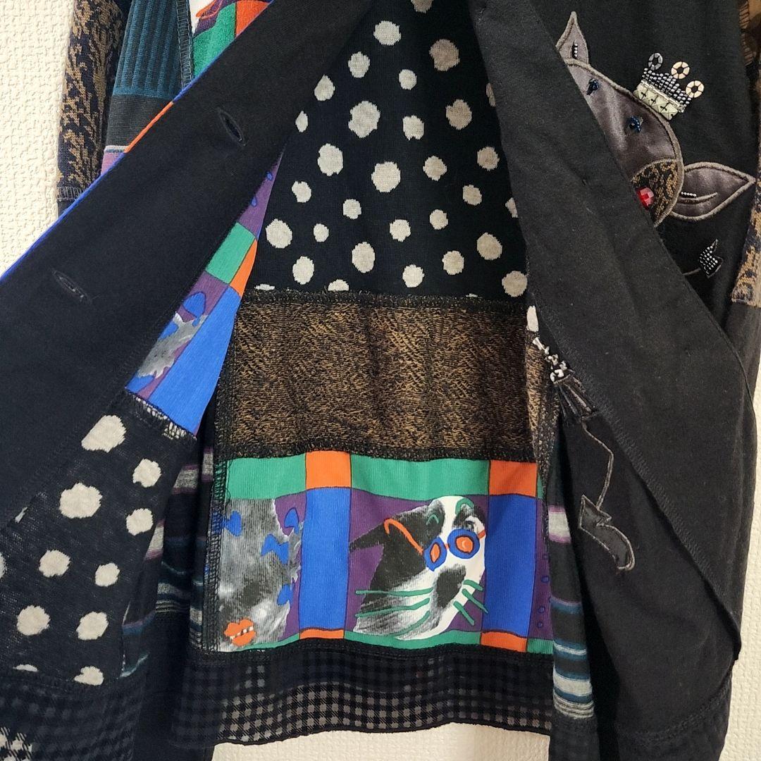 美品✨　オレボレブラ アルベロベロ ぶたさん　ビジュー　長袖シャツ　ウール混