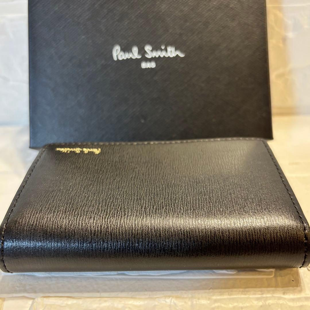 ✨Paul Smith シティエンボス　名刺入れ　新品未使用品　ブラック