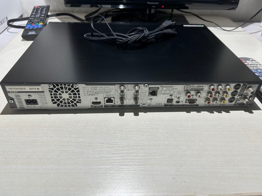 【レア】Panasonic HDD搭載DVDレコーダー DMR-XW300