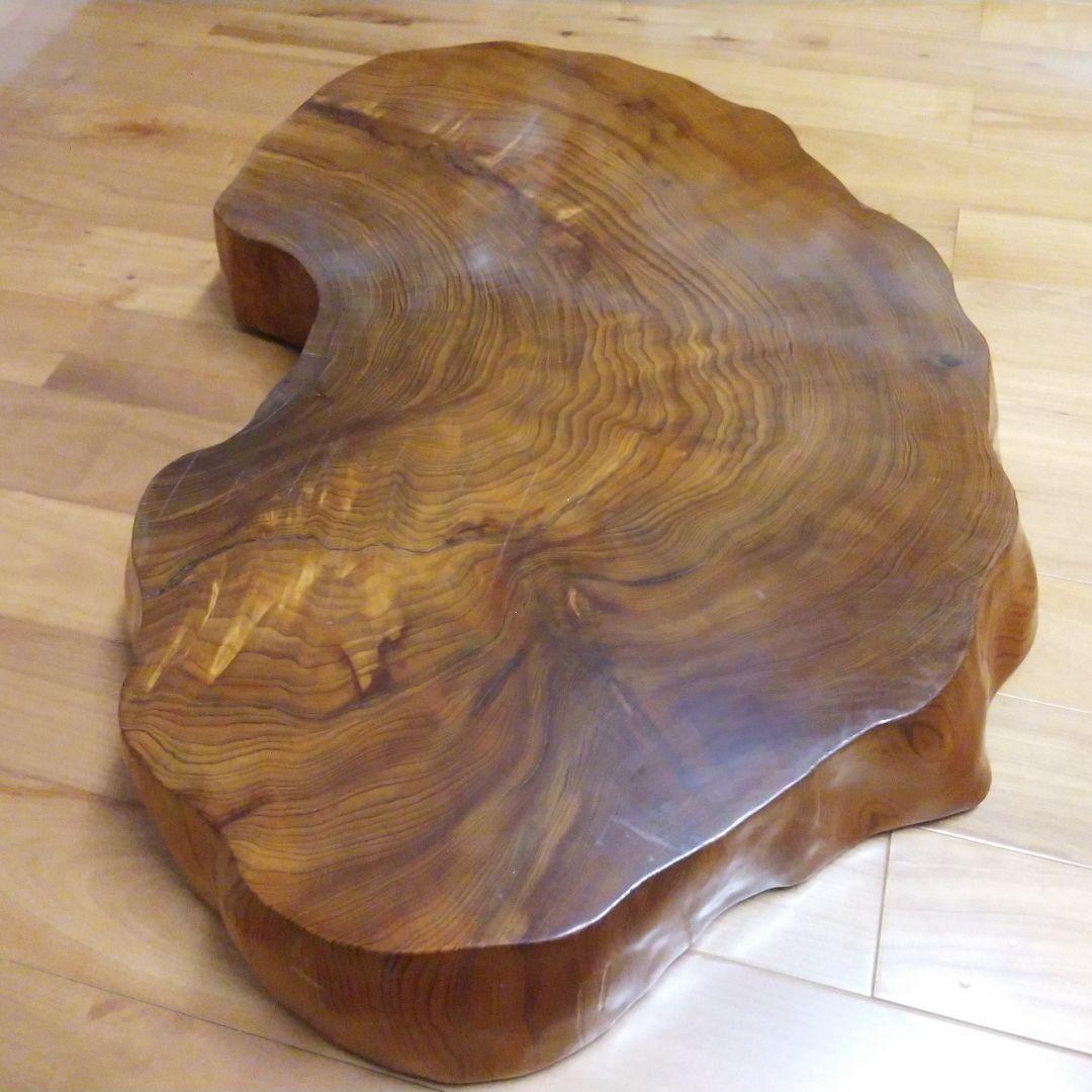 屋久杉　希少　特大寸法の花台・敷台