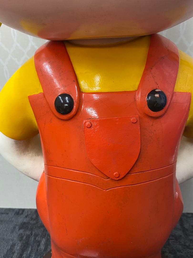 最終価格　キャラクター オーバーオール　約80cm台座付き